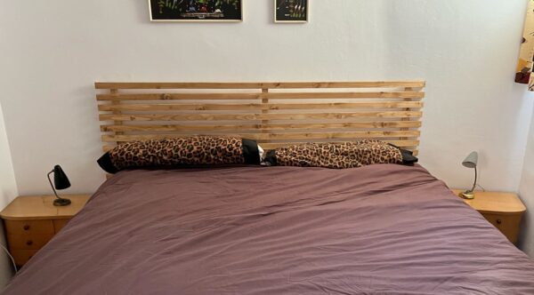 Cabecero Volga de madera horizontal