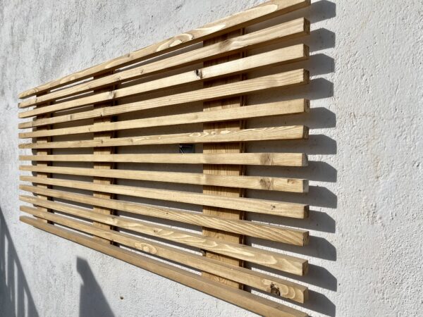 Cabecero Volga de madera horizontal